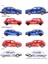 212055012, French Touch 5'li Hediye Paketi, Özel Fransa Serisi, Fransız Detaylar ve Tasarım, Serbest Tekerlek, Die-Cast (Metal), 1 Açılabilir Parça, Süspansiyon, 1:64, 7,5 cm 3