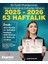 Planlayıcı 2025-2026 Takvim A4 Ebat 53 Haftalık Planlayıcı Pastel Love 1