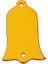 Truss Rod Cover Altın Bell Shape Tasarım Gitar ve Gitar Için Uygun Dayanıklı Alüminyum Alaşım ile Kolay Kurulum 2