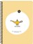Color Hisli Şeyler Çizgili Spiralli Stickerli Defter Hallederiz 16,5X22,5 1