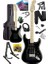 MAP-45BK-ST Siyah Elektro Gitar Seti Hss Manyetik Maple Klavye Strat Kasa 2