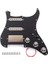 Yüklü Ön Kablolu Pickguard Seti Ssh Alnico V Tek Bobinli Humbucker Manyetikleri，fender Strat St Elektro Gitar Değiştirme Için，siyah 1