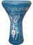 Mısır Darbuka Percussion Oryantel Koruyuculu Kılıf ve Alyan Ayarlama Anahtarlı Darbuka (Erzincan Işlemeli Turkuaz) 1
