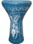 Mısır Darbuka Percussion Oryantel Koruyuculu Kılıf ve Alyan Ayarlama Anahtarlı Darbuka (Erzincan Işlemeli Turkuaz) 2