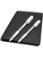 40 Sayfa A5 Siyah Defter ve 2 Adet Beyaz Kalem Side 1