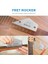 Gitar Cilası Alet Seti, 1 Adet Gitar Fret Taç Törpüsü 1 Adet Gitar Fret Rocker ve 2 Adet Parmak Tahtası Koruyucuları Akustik Gitar, Elektro Gitar, Luthier Için 3