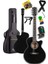 XC-200BK Kesik Kasa Siyah Akustik Gitar 4/4 Yetişkin Üst Segment (Gigbag Çanta Tuner Capo Askı Pena) 1