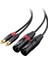 Matters Çift Rca - Xlr Dengesiz Ara Bağlantı Kablosu 6 Ft, 2 Rca - Xlr Erkek Kablo (Çift Xlr - Rca Kablosu) - 6 Ayak 1