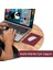 Mini Office Mouse Pad 22X18 Cm, Küçük Boy - Small Ofis Tipi Kaymaz Taban Mouse Ped, Fare Altlığı, Düz Masa Koruyucu Klavye Altı Mousepad (Bordo) 3