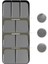 50804 9 Bölmeli Çekmece Kaşıklık, Gri 4
