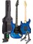 GLC-40BL Profesyonel Elektro Gitar Mavi (Stand Gigbag Askı Capo Tuner Pena Kablo Yedek Tel) 2