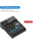 Profesyonel 4 Kanallı Bluetooth Mikser Ses Mikseri Dj Konsolu Yankı Etkisi ile Evde Karaoke USB Live Stage Ktv 5