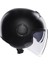 Eteres Motosiklet Kaskı Açık Kask Mono Matt Black Xs 3