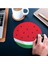 Karpuz Desenli Yuvarlak Mouse Pad - Mousepad - Mouse Pad - Fare Altlığı 1