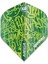 Mega Standard Green Ekstra Kalın Dart Kanatları - Paket Başına 1 Set (Toplam 3 Uçuş) 2
