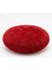 1 Adet Peluş Kırmızı Yuvarlak Yastık 60 x 60 cm 1