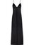Satin V Neck Longline Camisole Parlak V Yaka Saten Kadın Bluz 2