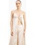 Satin V Neck Longline Camisole Parlak V Yaka Saten Kadın Bluz 6