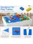 Klasik Taban Plakaları, 8'li Paket Kare 32X32 Saplama Yapı Tabanı, 10 "× 10" Büyük Yapı Levhası Taban Plakaları, Tüm Büyük Markalarla %100 Uyumlu, Yapı ve Teşhir Panosu Seti - Gri/yeşil/kum/mavi 3