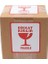 Kırılır Etiketi, Fragile Label 70MM x 80MM Ruloda 250 Adet Sticker, Koli Için Çıkartma Güvenlik Etiketi, Dikkat Kırılır Uyarı 3
