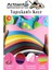 Yapışkanlı Keçe 35X50 cm 3 Adet 2.0 mm Kendinden Yapışkanlı Renkli Hobi Keçesi Elişi Keçe Kumaşı Anasınıfı 5