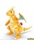 Çocuklar Için Kinetik Yapı Parçasıyla Hareket Özelliği Bulunan, Birleştirilebilir ve Eklemleri Bükülebilir Büyük Ölçekli Mega Pokémon Dragonite Yapı Oyuncakları, HKT25 5