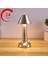 Masaüstü Dokunmatik Lamba Şarjlı 24 Saat Şarj Süresi Yumuşak Işık Otel ve Restoran Kullanımına Uygun Kitap Okuma Işığı Salon Yatak Odası Aydınlatma 23CM x 9cm Mnt1 (Silver) 2
