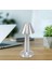 Masaüstü Dokunmatik Lamba Şarjlı 24 Saat Şarj Süresi Yumuşak Işık Otel ve Restoran Kullanımına Uygun Kitap Okuma Işığı Salon Yatak Odası Aydınlatma 23CM x 9cm Mnt1 (Silver) 3