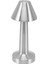 Masaüstü Dokunmatik Lamba Şarjlı 24 Saat Şarj Süresi Yumuşak Işık Otel ve Restoran Kullanımına Uygun Kitap Okuma Işığı Salon Yatak Odası Aydınlatma 23CM x 9cm Mnt1 (Silver) 4