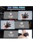 Eagle Claw Gripper El Egzersiz Aleti Güçlendirici Parmak Bilek Kas Rehabilitasyon Aleti Karbon Yaylı Ergonomik Kavrama Antrenmanı 3