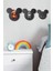 (3'lü) Dekoratif Mickey Mouse Çocuk Odası Duvar Rafı 1