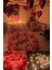 Winky Sevgili Set Kuru Gül Yaprağı,banner,20 Kalp Balon,20 Beyaz Mum Romantik Hediye 14 Şubat Kırmızı 1