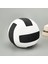 Soft Voleybol Topu Figürlü Yastık - Siyah / Beyaz - 20 cm 3