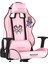 / Baskılı Rio Balerion Terletmez Kadife Kumaş Pembe Gaming Oyuncu Koltuğu / 120 kg Taşır 1