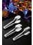 3’lü Inox Çelik Mutfak Maşa Seti - Makarna Pasta Salata Çok Amaçlı Maşa 3 Lü Set 722225 2