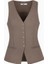 Tailored V-Neck Hourglass Waistcoat V Yaka Kadın Yelek 2