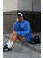 Saks Mavi Unısex Yumuşacık Kumaşlı Oversize Fit Ici Polarlı Kapüşonlu Sweatshirt Hoodie 8