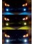 H11 - 3 Renk Xenon Şimşek Etkili 3 Renk Buz Mavisi - Sarı-Beyaz LED Zenon LED Xenon 3