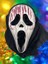 Halloween Maske Çığlık Kanlı Lüks Kalın Arkası Tül 6