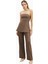 Strapless Linen A-Line Bodice Kadın Üst 1
