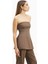 Strapless Linen A-Line Bodice Kadın Üst 5