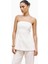 Strapless Linen A-Line Bodice Kadın Üst 5