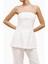 Strapless Linen A-Line Bodice Kadın Üst 10