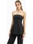 Strapless Linen A-Line Bodice Kadın Üst 3