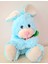 Peluş Tavşan 35CM Peluş Oyuncak Mavi Tavşancık Uyku Arkadaşım Pelüş Tavşan Hediyelik Peluş 2
