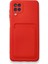 Samsung Galaxy A12 Kılıf Kart Hazneli Silikon Kapak Ryc/kelvin 1