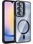 Samsung Galaxy A16 Kılıf Standlı ve Kamera Lens Hediyeli M-Safe Şarj Özellikli Etro Kapak 1