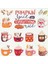 Pumpkin Spice Sticker Seti Happy Thanksgiving Sticker Sonbahar Etiket Fall Autumn Çıkartma NSTI0085 2
