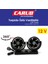 Carub Vantilatör 12V Torpido Üstü Iki Fan Ayarlı 6400607 1