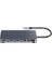 7 Portlu USB 3.0 100W HDMI Tf/sd Kart Okuyucu Çoklayıcı Hub Gri 4